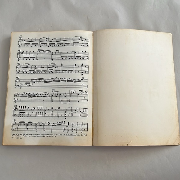 1960 W.A. Mozart Sonatas & Fantasies for Piano Nathan Broder BOOK Vintage Music - Picture 14 of 17